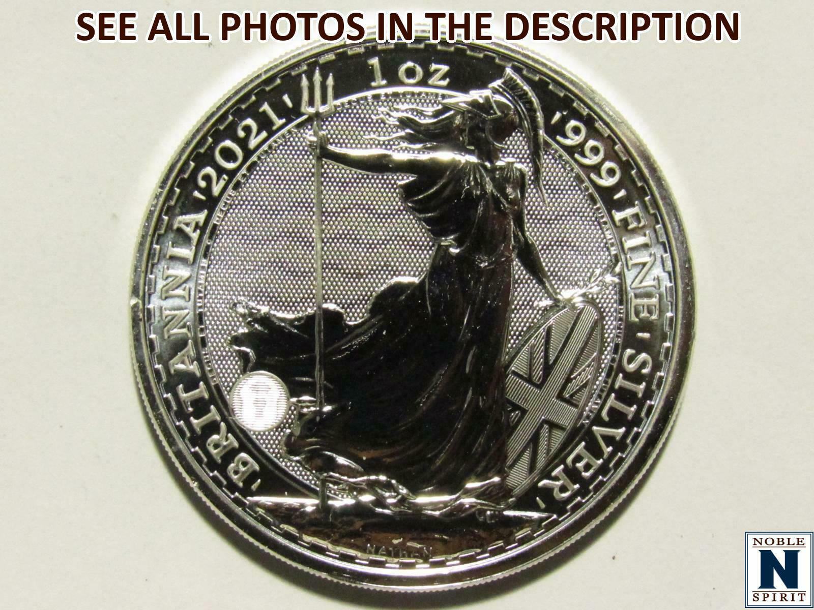 Noblespirit*(nc) 2021 British Britannia 1oz Silver Brilliant Uncirculated Coin